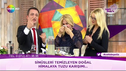 Sinüsleri temizleyen doğal himalaya tuzu karışımı