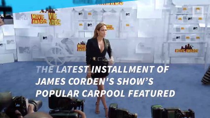 Carpool Karaoke Brings Together Jennifer Lopez, James Corden
