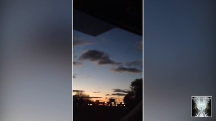 UFO Takes Off At The Speed Of Light In Kernersville, North Carolina.