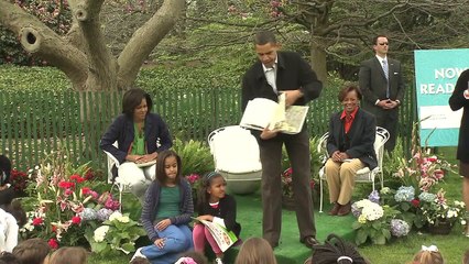 Pâques : Le couple Obama se lâche pendant la lecture traditionnelle de Max et les Maximonstres !