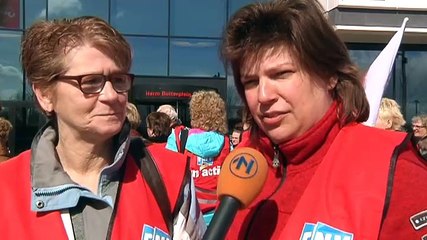 Medewerkers TSN Thuiszorg trekken ten strijde - RTV Noord