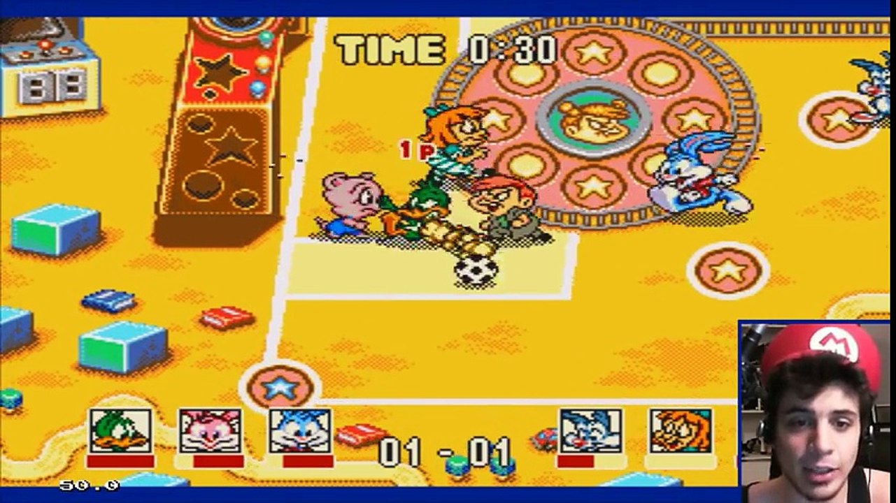 TINY TOON ADVENTURES: ACME ALL STARS! (Soccer: Good Guys vs Bad Guys)  TINY TOONS Old Cartoons