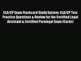 Download CLA/CP Exam Flashcard Study System: CLA/CP Test Practice Questions & Review for the