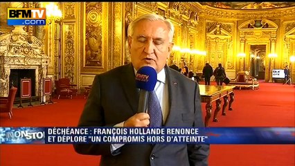 Raffarin: "L'arroseur a été arrosé",  avec l'abandon de la réforme constitutionnelle