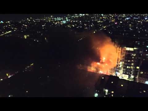 Fire Tears Through Brooklyn Apartment Buildings, Injuring 11