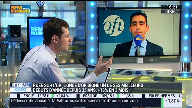 Hausse du cours de l'or: Il faut remonter à plus de 30 ans en arrière pour trouver un tel début d'année , Benjamin Louvet - 30/03
