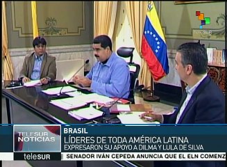 Líderes de AL se solidarizan con Rousseff y Lula