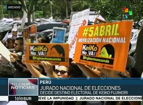 Perú: JNE decide si excluye o no la candidatura de Keiko Fujimori