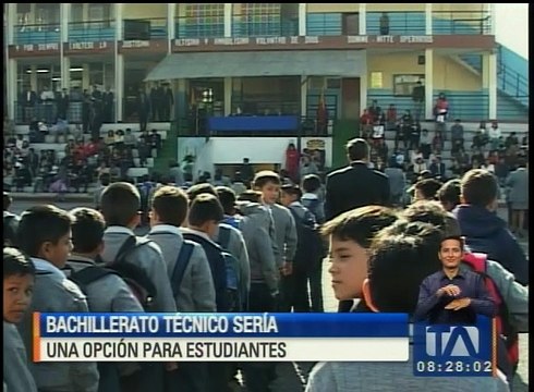 Bachillerato técnico será una opción para estudiantes