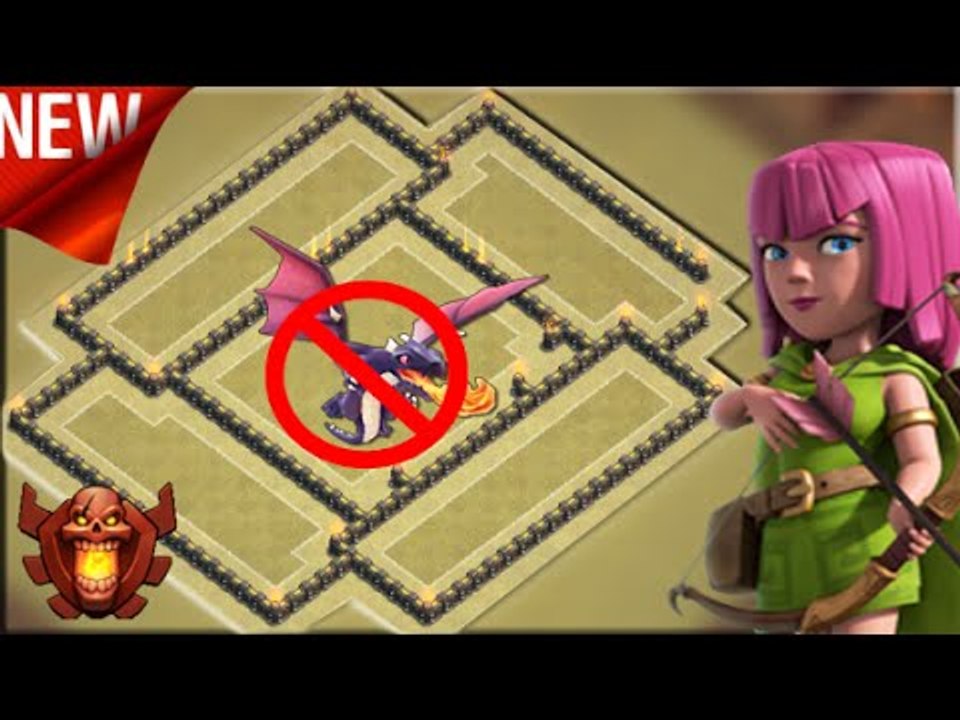 Clash of clans | NEW Town hall 7 th7 War/hybrid base | Anti dragon core