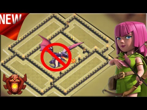 Clash of clans | NEW Town hall 7 th7 War/hybrid base | Anti dragon core