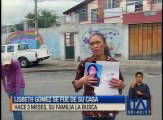 Lisbeth Gómez despareció hace tres meses