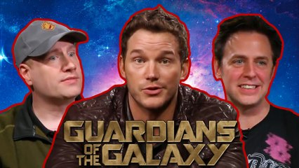 Download Video: GUARDIANS OF THE GALAXY Interview with Chris Pratt, James Gunn and Kevin Feige - AMC Movie News