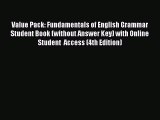 Read Value Pack: Fundamentals of English Grammar Student Book (without Answer Key) with Online