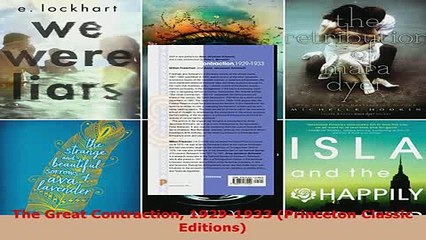 Download  The Great Contraction 19291933 Princeton Classic Editions Free Books