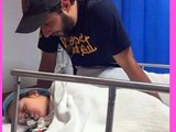 Shahid Afridi's youngest daughter Asmara had a minor surgery today in Karachi. Pray for her health &