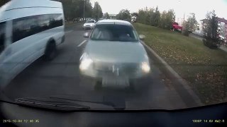 In Soviet Russia Girls Hit On You! -- DASH CAM ACCIDENT