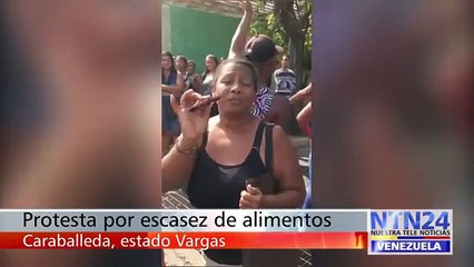 Caraballeda alzó la voz frente a la escasez de alimentos