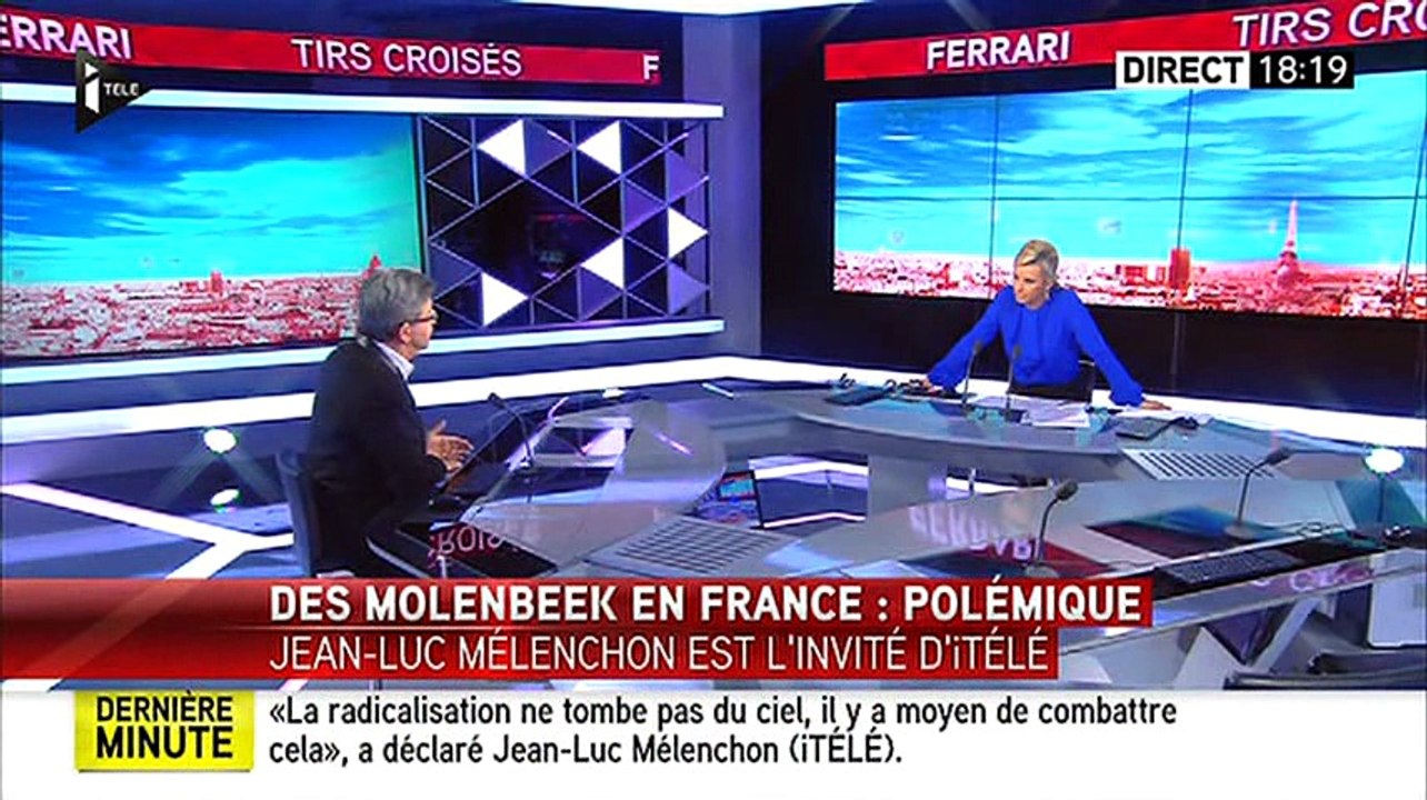J.-L. Mélenchon invité à "Tirs Croisés" sur ITélé le 30/03/2016