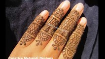 Artistic Fingers Henna Mehndi Design Tutorial