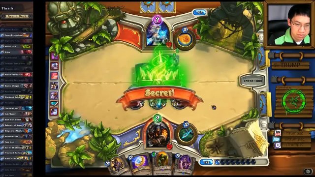 Hearthstone Arena Oligarchy! Viewers choose class and cards