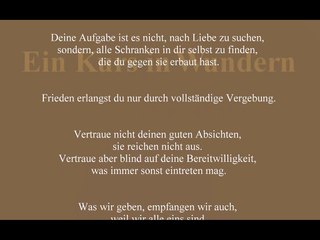 Ein Kurs in Wundern - Zitate - EKIW