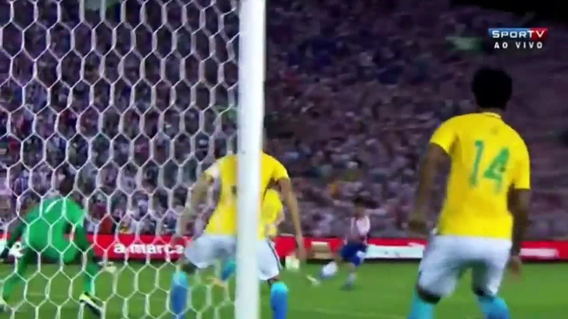 Brasil 2 x 2 Paraguai, GOLS - Eliminatarios 2016