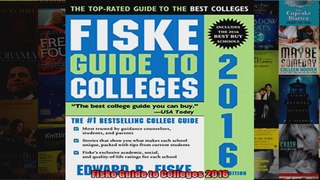 Fiske Guide to Colleges 2016