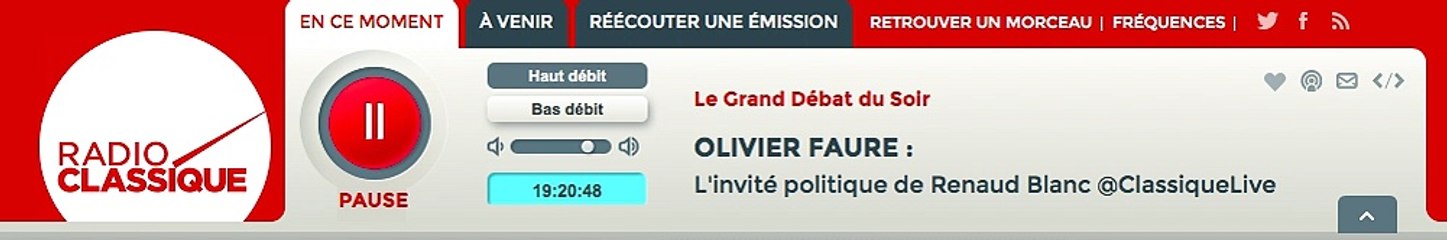 Olivier Faure invité de Radio Classique