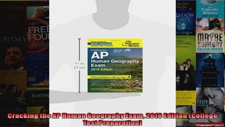 Cracking the AP Human Geography Exam 2016 Edition College Test Preparation