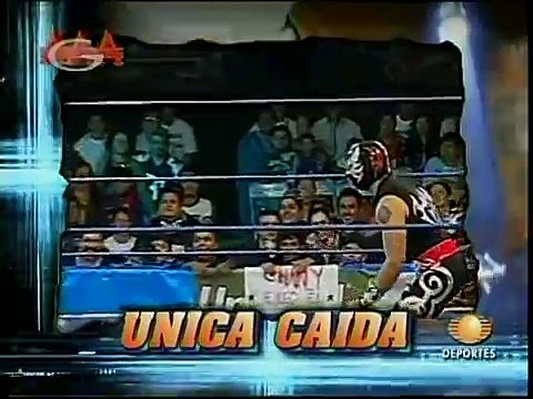 AAA-SinLimite 2009-02-18 Celaya 01 Gran Apache, Gato Eveready & El ?ngel vs. Tigre Cota, Tito Santana & R?o Bravo