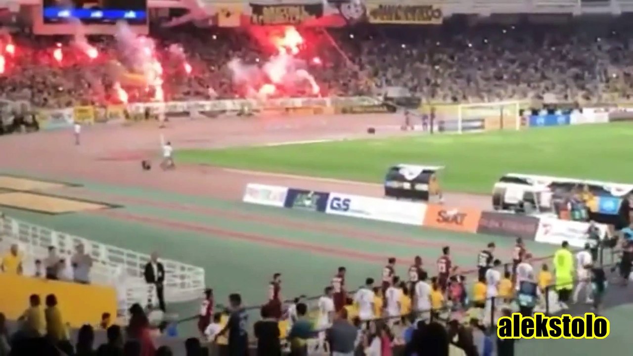 ΑΕΚ- Ρομα είσοδος ομάδων