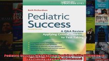 Pediatric Success A QA Review Applying Critical Thinking to Test Taking Daviss QA