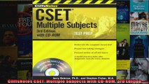CliffsNotes CSET Multiple Subjects with CDROM 3rd Edition