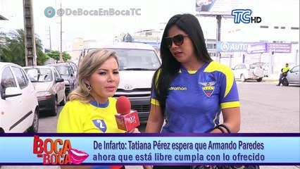 Tatiana Pérez espera que Armanda Paredes ahora que está libre cumpla con lo ofrecido