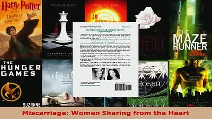 Download  Miscarriage Women Sharing from the Heart Free Books