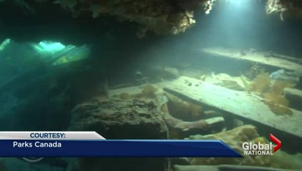 Le incredibili immagini di un relitto sottomarino Franklin Expedition’s HMS Erebus
