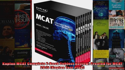 Kaplan MCAT Complete 7Book Subject Review Created for MCAT 2015 Kaplan Test Prep