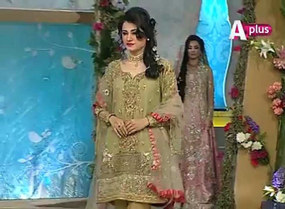 Models Catwalk in Morning Show - Ek Nayee Subha With Farah