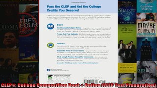 CLEP College Composition Book  Online CLEP Test Preparation