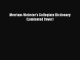 [Download PDF] Merriam-Webster's Collegiate Dictionary (Laminated Cover) Read Free