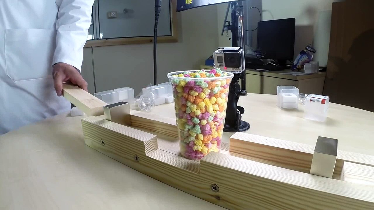 Super strong neodymium magnets destroying everyday items in slow motion