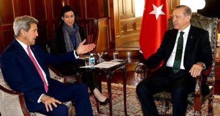Cumhurbaşkanı Erdoğan, John Kerry İle Bir Araya Geldi