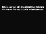 [PDF] Diverse Learners with Exceptionalities: Culturally Responsive Teaching in the Inclusive