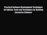 [PDF] Practical Software Development Techniques            3rd Edition: Tools and Techniques