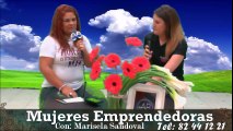 Alejandra y Flor de Gardenia en Mujeres emprendedoras con Marisela Sandoval