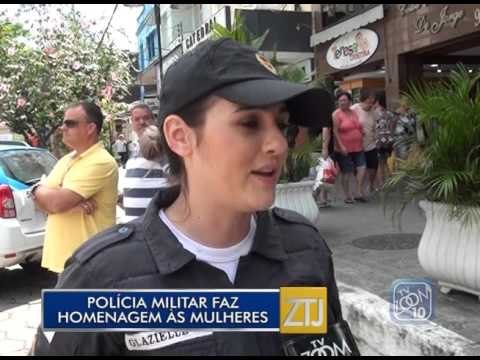 08-03-2016 - POLÍCIA MILITAR FAZ HOMENAGEM ÀS MULHERES - ZOOM TV JORNAL