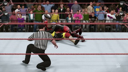 WWE 2K16 jake the snake v deadpool