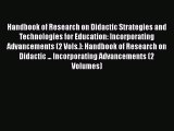 [PDF] Handbook of Research on Didactic Strategies and Technologies for Education: Incorporating