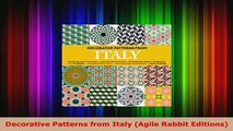 PDF  Decorative Patterns from Italy Agile Rabbit Editions PDF Book Free